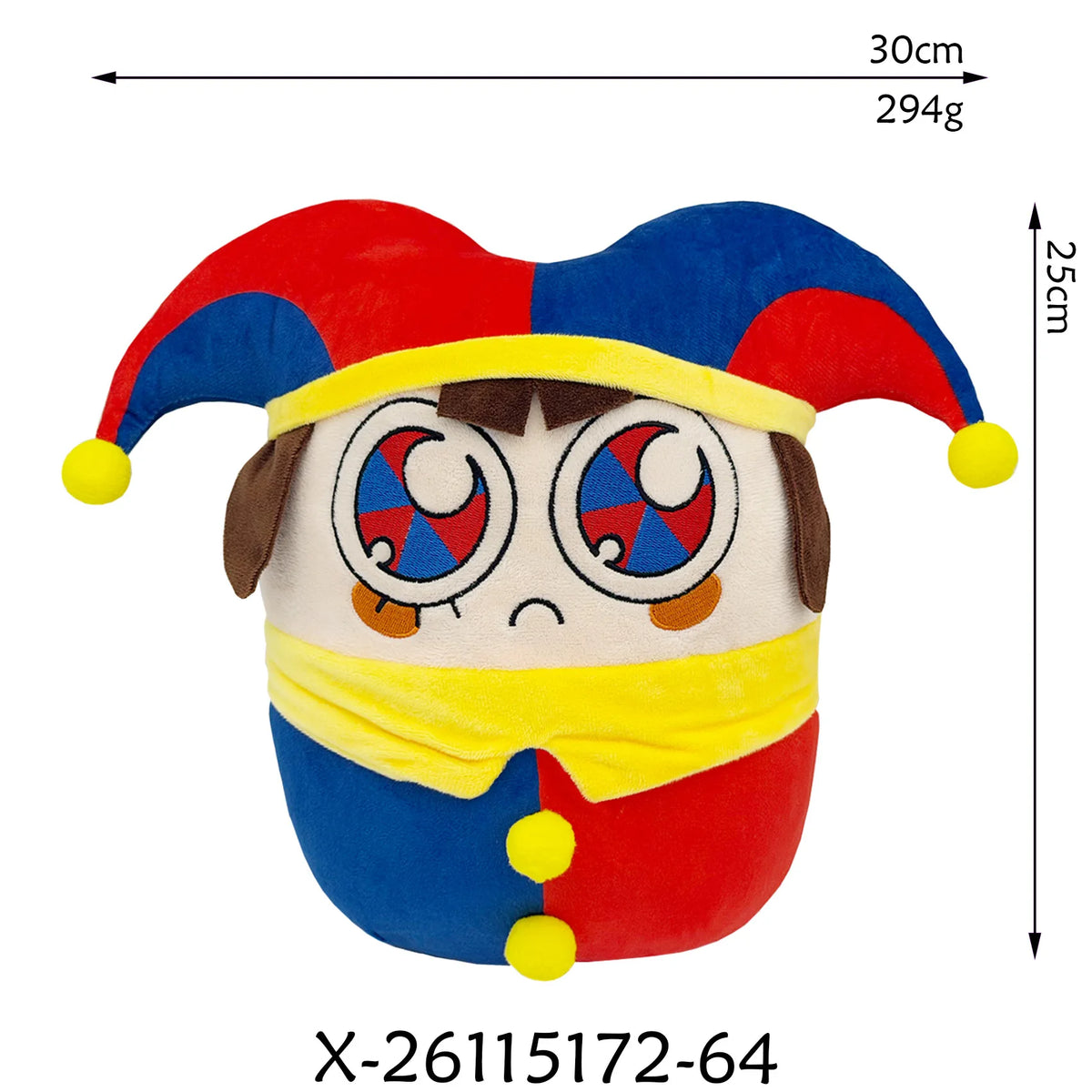 20cm The Amazing Digital Circus Plush Pendant - Caine & Jax Rabbit Plush Keychain, Anime Bag Charm & Collectible Gift