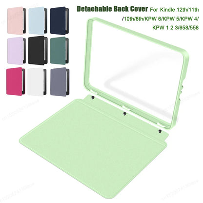 Detachable Protective Case for Kindle Paperwhite – Compatible with Colorsoft & 1st–12th Generation E-Reader Cover Funda