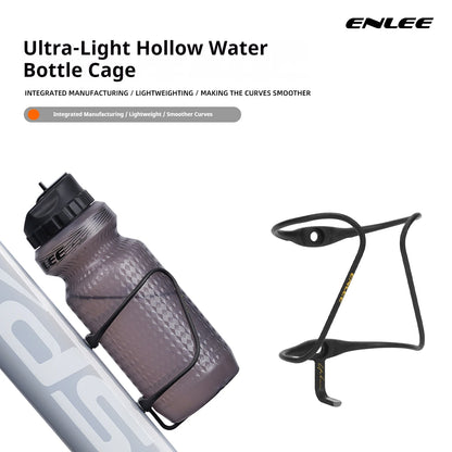 ENLEE 9.2g Carbon Fiber Bottle Cage - Ultra-Light Aerodynamic Cycling Water Bottle Holder for Road Racing Bikes
