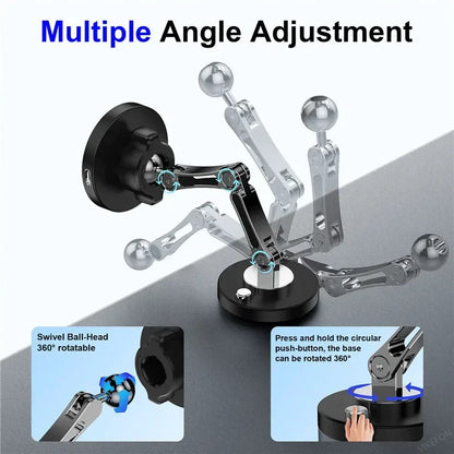Magnetic Wireless Car Charger Stand – Fast Charging Mount & Phone Holder for MagSafe iPhone 15/14/13/12 Series