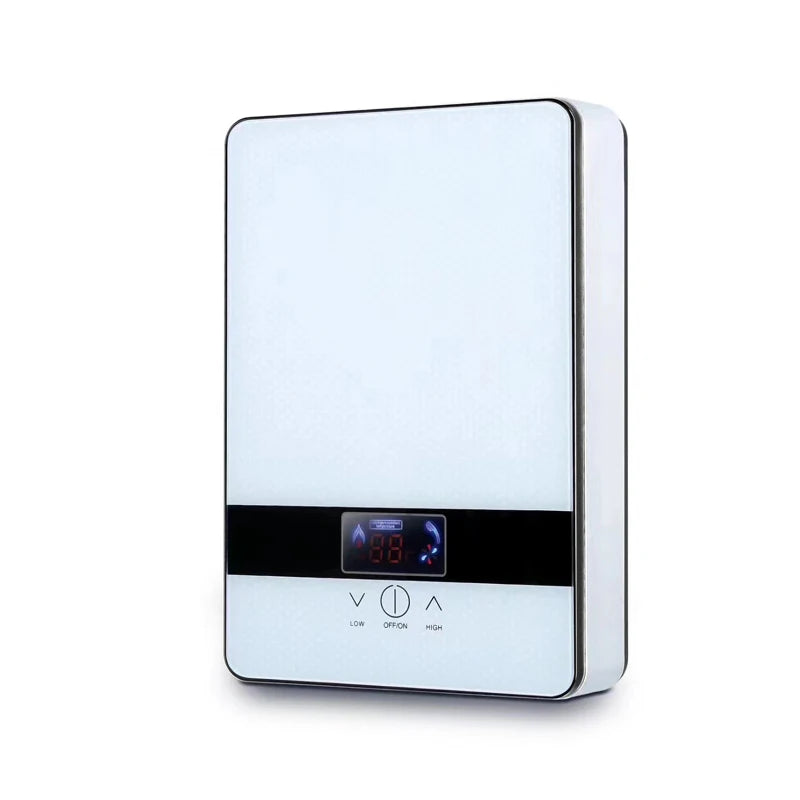 Instant Electric Water Heater 6500W — 220V Thermostat Flow Heater for Bathroom & Kitchen Hot Shower