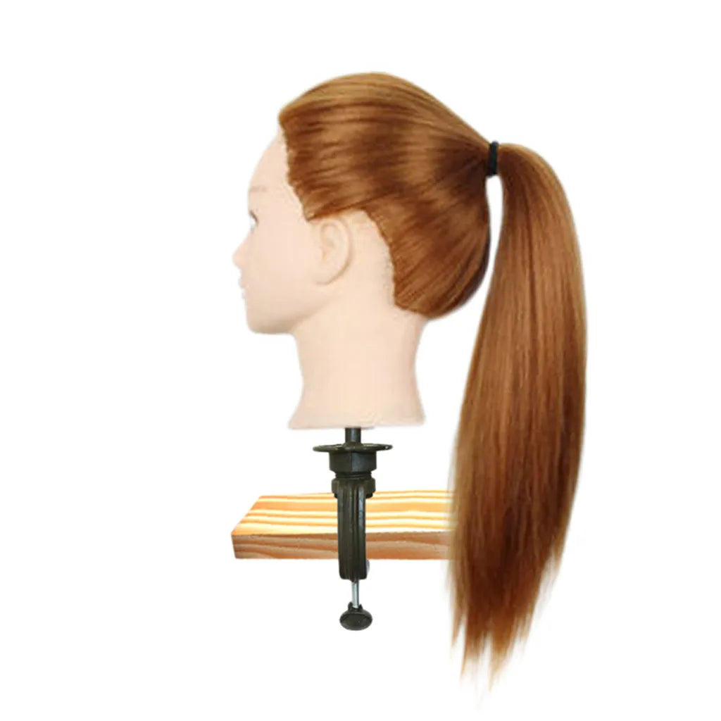 Adjustable Mannequin Head Wig Stand — Hairdressing Training Manikin Holder