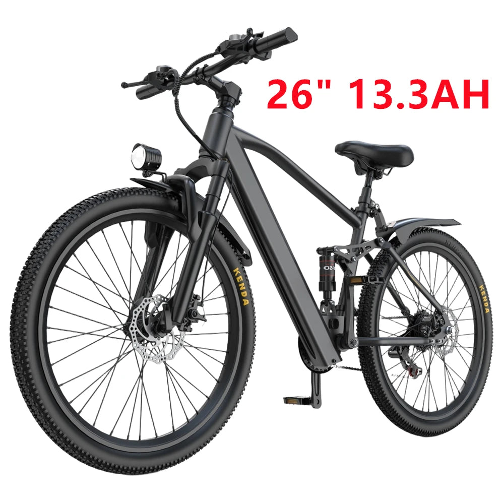 Electric Mountain E-Bike for Adults - 1000W Peak Motor, 36V High-Capacity Battery, Commuter Electric Bicycle