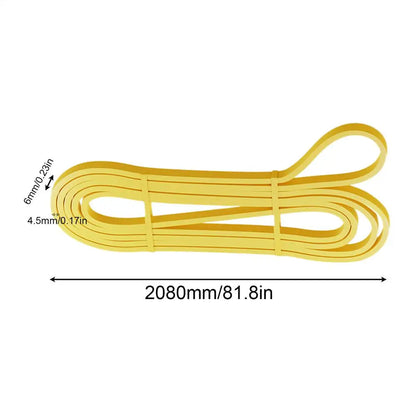 Resistance Bands Set - Elastic Strength Training & Stretching Bands for Home Gym, Pilates & Workouts