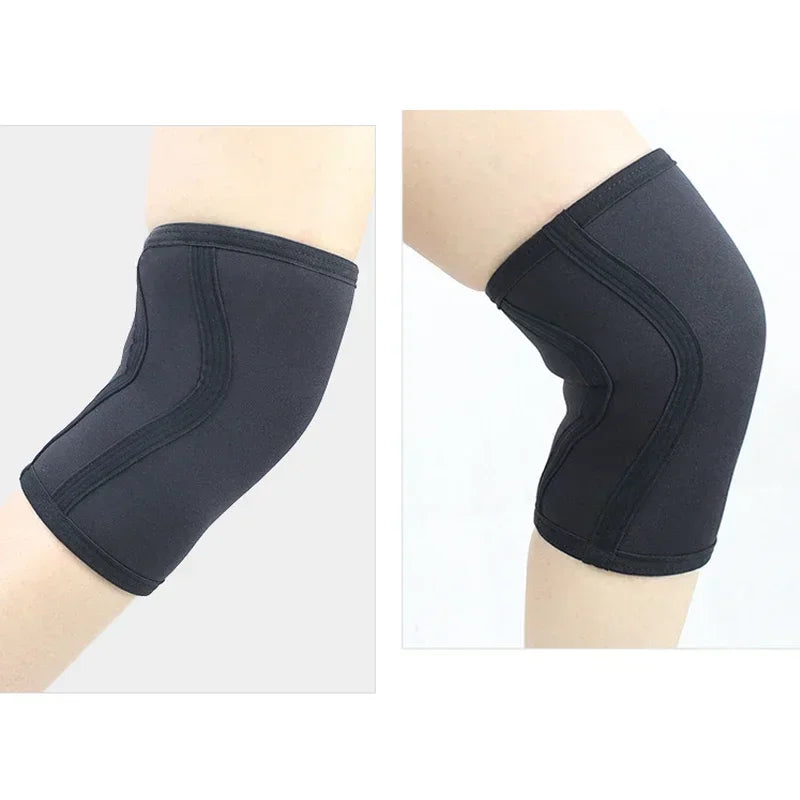 7mm Squat Knee Sleeves – Neoprene Compression Support for Men & Women, Gym, CrossFit, and Weightlifting Knee Protection
