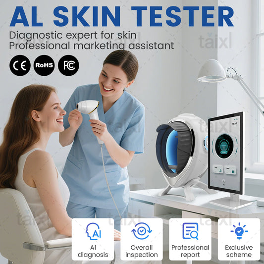 3D AI Facial Skin Analyzer — Professional 8-Spectrum Device for Skin Analysis and Problem Detection