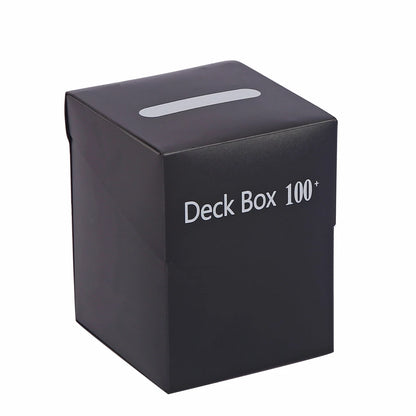 Trading Card Storage Box - 100+ Deck Game Card Carrying Case for Baseball Cards & Family Games