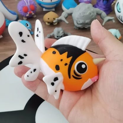 Pokemon Collectible Figures - 1:20 DIY 3D Printed Kawaii Cartoon Character Models & Kids Christmas Gift Toys