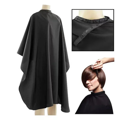 Retro Hairdressing Cape – Waterproof Patterned Salon Barber Gown, Professional Hair Stylist Cutting Apron