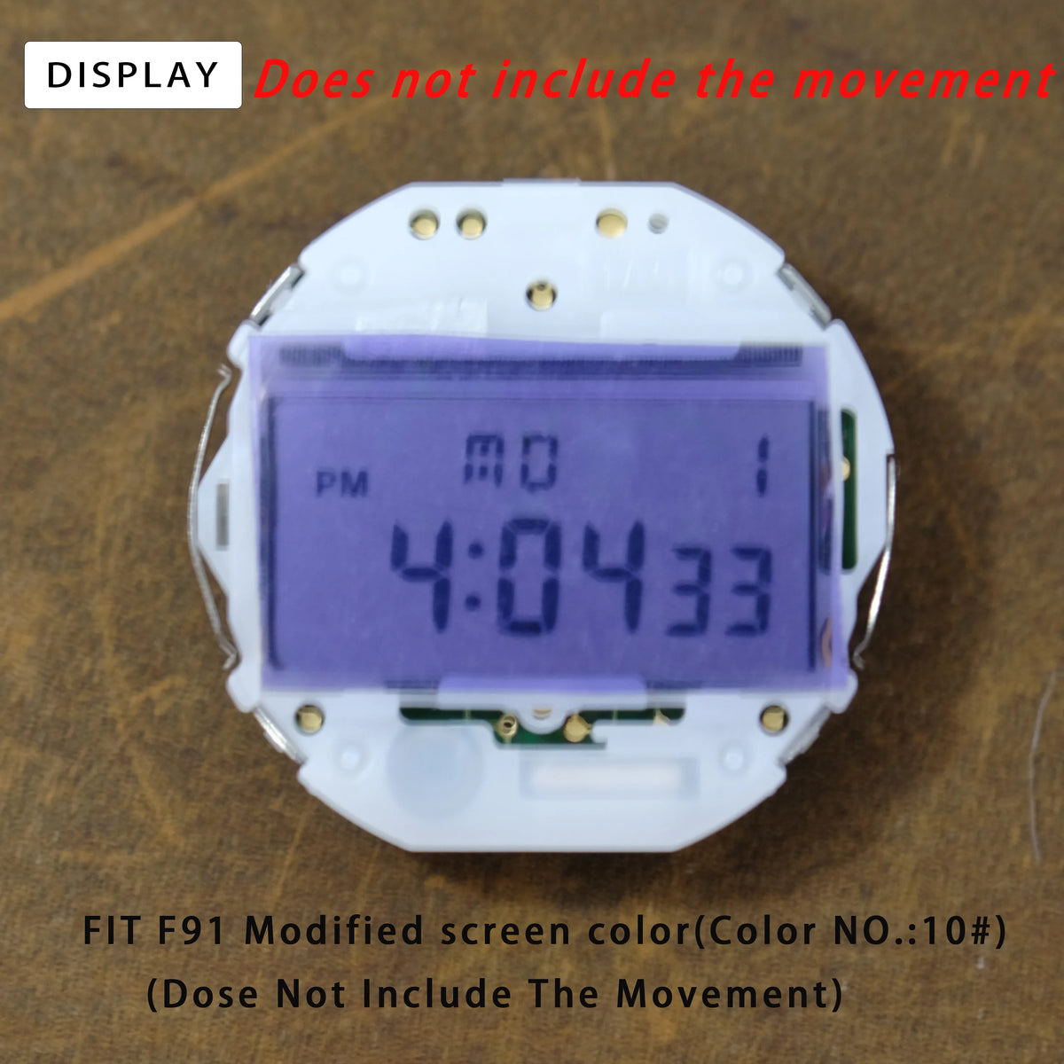 Casio F91W WS-7 A158 A159W A168 Screen Color Film - 3PCS Retro Square DIY Watch Modification Stickers