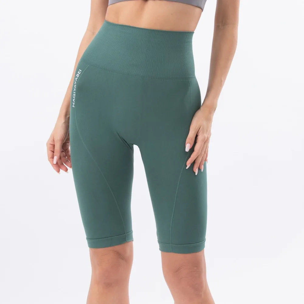 High Waist Women’s Yoga Capri Pants – Breathable Quick-Dry Running & Fitness Leggings with Hip-Lifting Elastic Fit