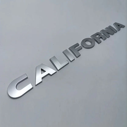 2020 California XXL Rear Lettering & 2019 California Ocean Trunk Emblem — Car Badge Replacement