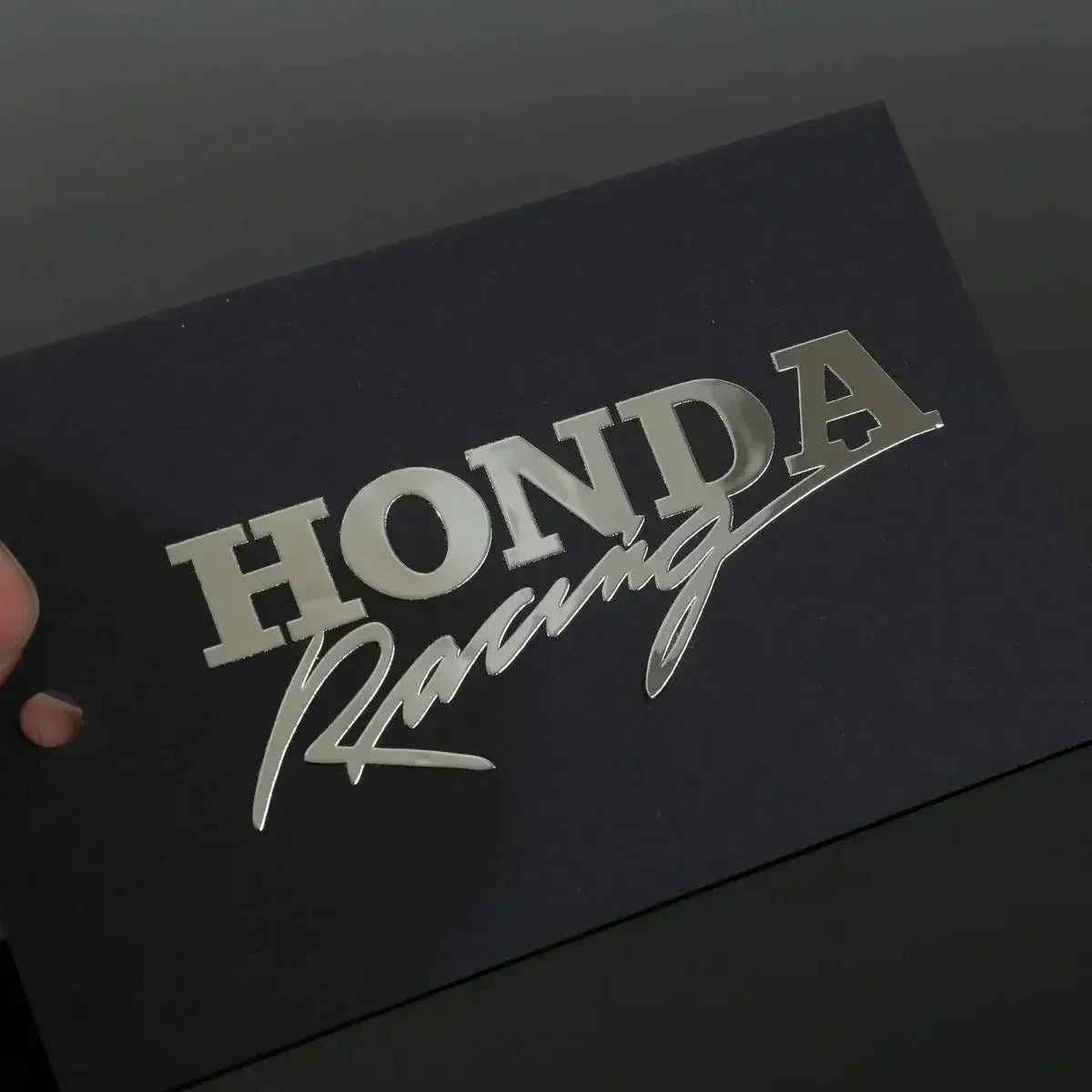 Waterproof Motorcycle Helmet Sticker – Silver and Gold Modification Decoration for Honda, Ideal Gift for Car Enthusiasts
