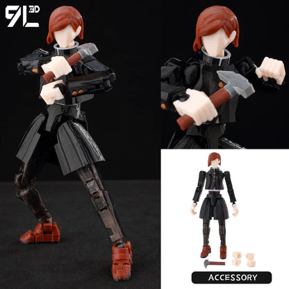 9L3D Printed Anime Action Figures — Jujutsu Kaisen Sukuna, Yuji, Yuta, Satoru Gojo Movable Mannequin Toys