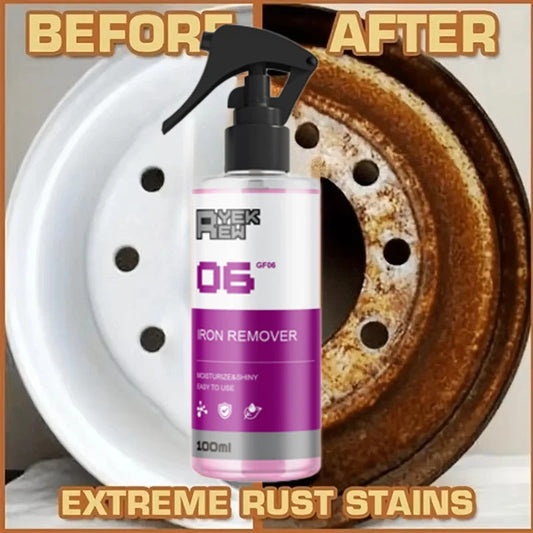 Car Rust Remover Spray - Fast Auto Rust Cleaner with Anti-Corrosion Protection & Tire Shine Maintenance Formula