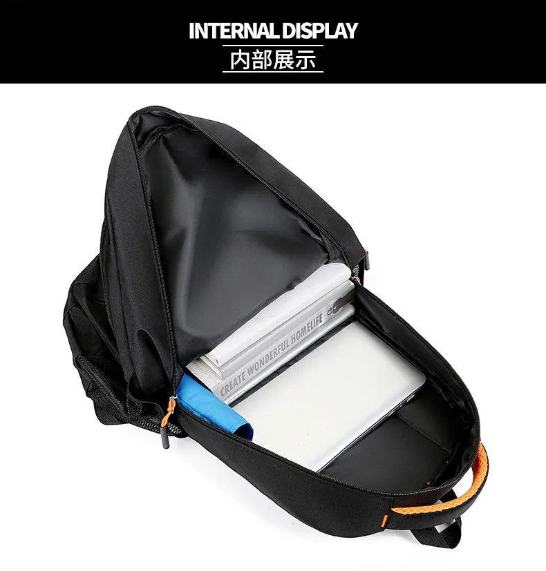 Men’s Oxford Waterproof Backpack – Business Laptop Rucksack for Travel, Work & High School Students
