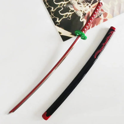 25cm Demon Slayer Katana – Kimetsu No Yaiba Real-Size Samurai Sword Anime Cosplay Prop & Home Decor