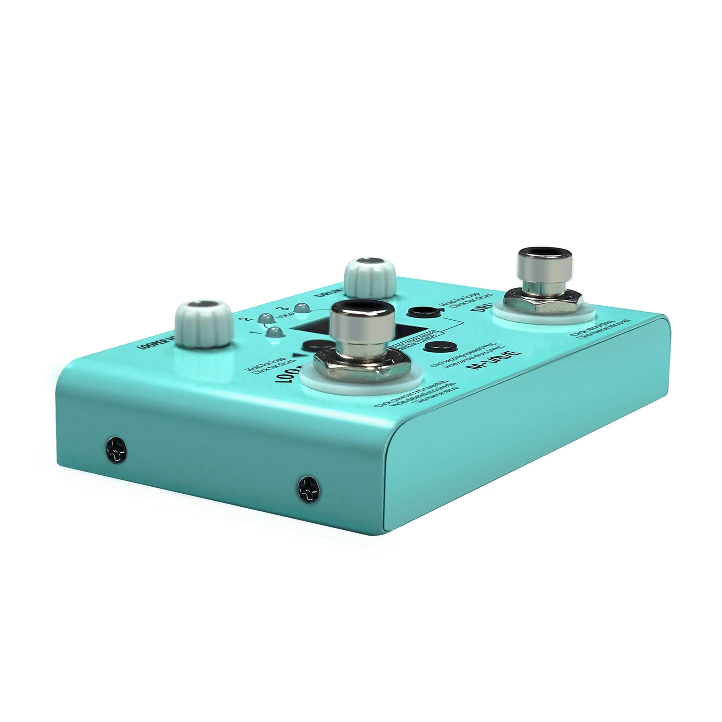 M-VAVE LOST TEMPO Effect Pedal – 2 in 1 Drum & Looper Mini Pedal with Double Footswitch, Drum Machine Pedal