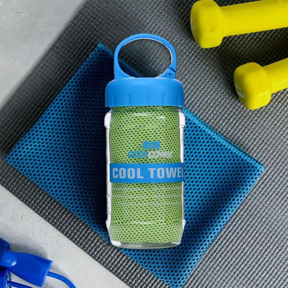 Instant Cooling Sports Towel – Quick-Dry Sweat-Absorbent Gym, Yoga & Workout Fitness Towel