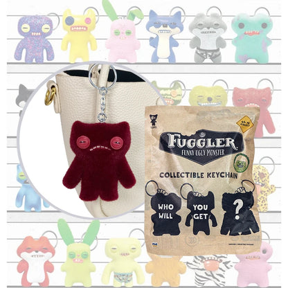 Original Fuggler Blind Bag Collectible Keyring — 6.5cm Funny Ugly Monster PVC Mini Figure
