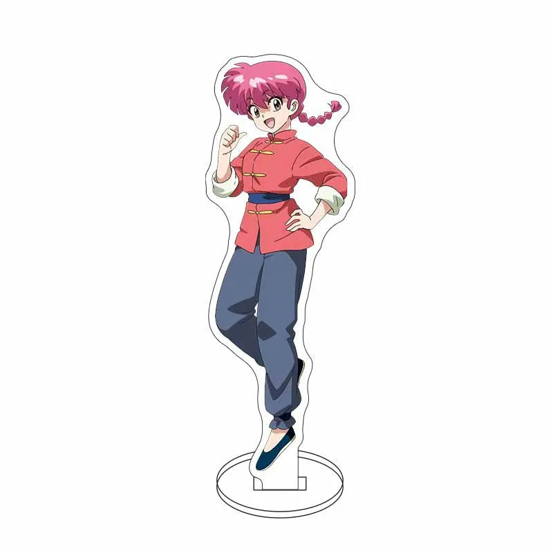 Ranma 1/2 Acrylic Stand Figure — 15cm Tendou, Akane, Hibiki & Ryoga Anime Model Plate, Cartoon Doll for Bedroom Display