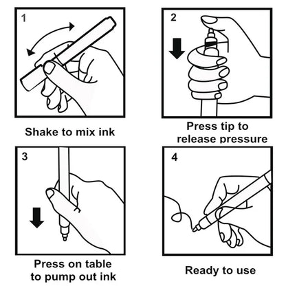 Waterproof Tile Grout Repair Pen – Wall and Floor Seam Marker for Bathroom and Kitchen, Available in Black, White, Gold, Silver, and Beige