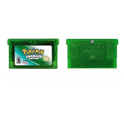 Pokemon GBA Game Cartridge Series — Emerald, Ruby, FireRed, LeafGreen, Sapphire (No Manual)