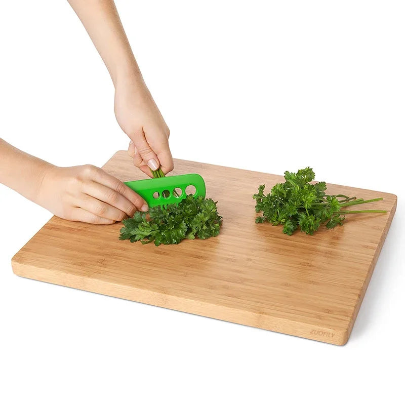 1Pc Vegetable Herb Stripper Tool - Portable Kale, Oregano, Parsley, Cilantro Leaf Remover Comb for Kitchen