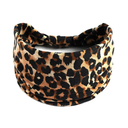 Bohemian Wide Cotton Stretch Headbands for Women – Turban Style Hairbands, Bandana Headwrap Hair Accessories