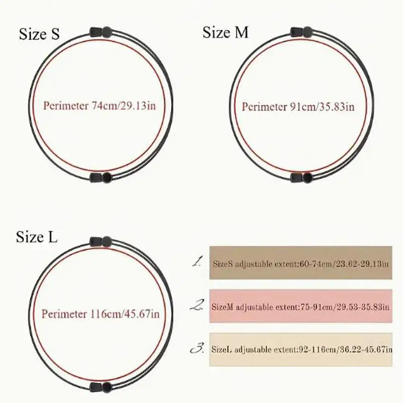 Adjustable Shirt Tuck Belt - Anti-Wrinkle Undergarment Shirt Stay Band for Men & Women
