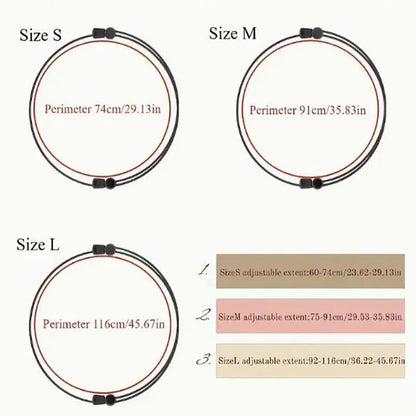 Adjustable Shirt Tuck Belt - Anti-Wrinkle Undergarment Shirt Stay Band for Men & Women