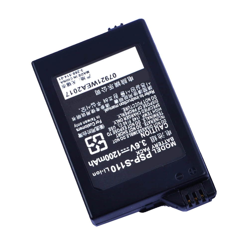 1200mAh 3.6V Replacement Battery for Sony PSP2000/3000/PSP-S110
