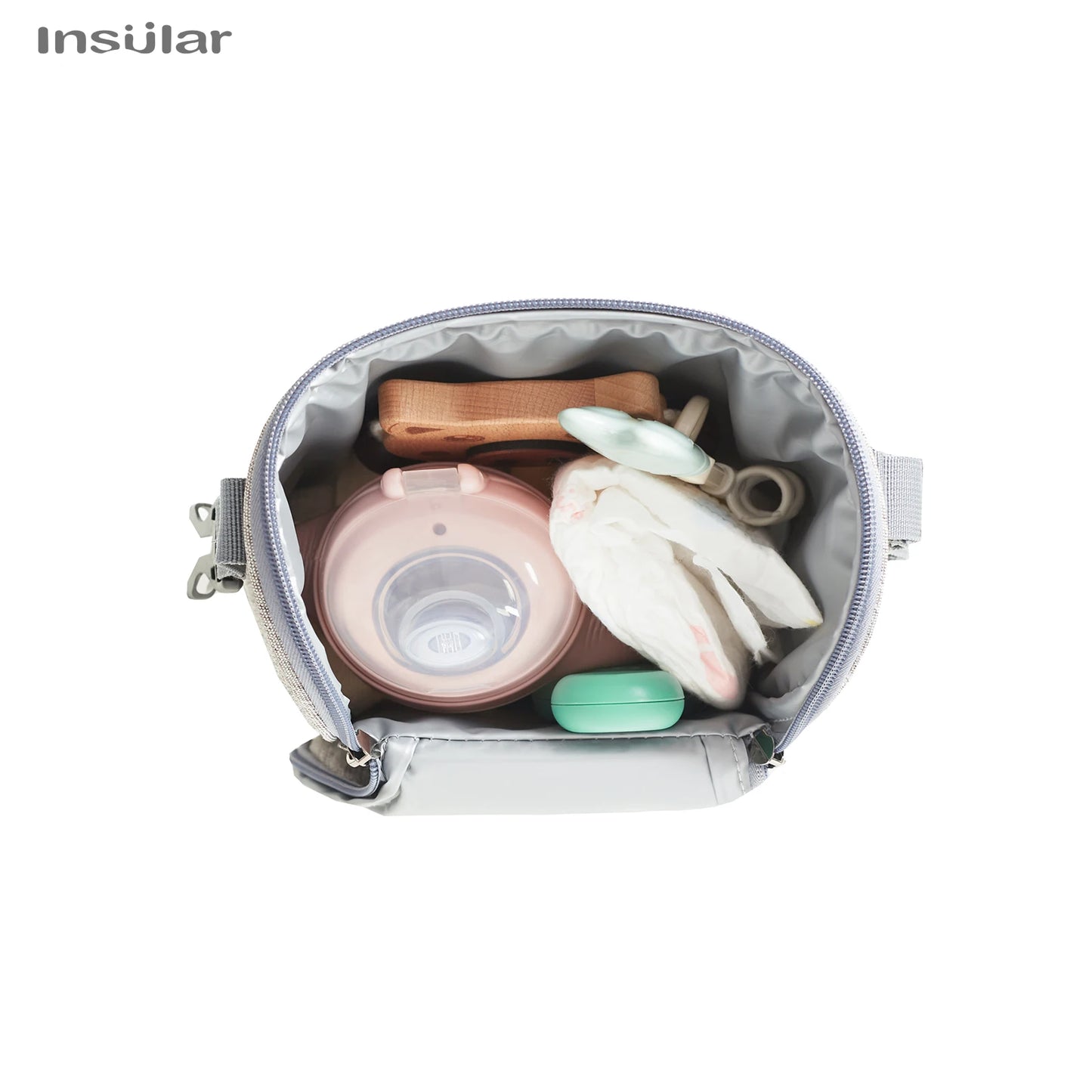 Portable Breastfeeding Bottle Bag – Leak-Proof Insulated Lunch Bag with Stroller Hanging Design for Breast Milk Cooler