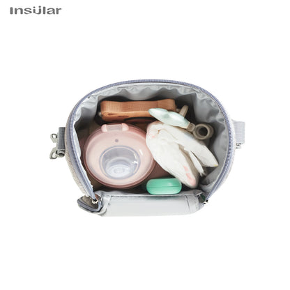 Portable Breastfeeding Bottle Bag – Leak-Proof Insulated Lunch Bag with Stroller Hanging Design for Breast Milk Cooler