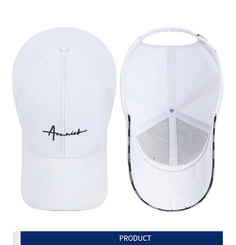 Women's Korean Letter Embroidery Baseball Cap – Breathable Sports Sun Hat