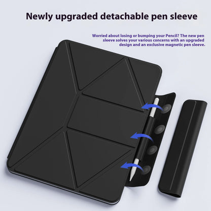 Smart Folio Case for iPad — Compatible with A16 2025 Air 7, 10th Gen 10.9″, Pro 11/13″, Air 4/5, M3/M5 Pro 11/13″