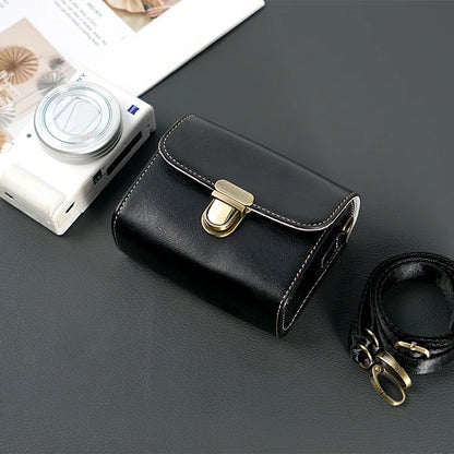 Small Camera Crossbody Bag – Universal Storage Pouch for Sony ZV-1, ZV-1F, ZV1 Mark II, Canon G7X, RX100, Shoulder Camera Cover