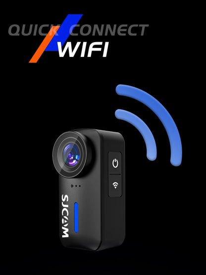 SJCAM C110+ 4K Action Camera – 30fps, 6-Axis GYRO, WiFi Remote, 1050mAh, Portable Sports DV for Helmet & Motorcycle