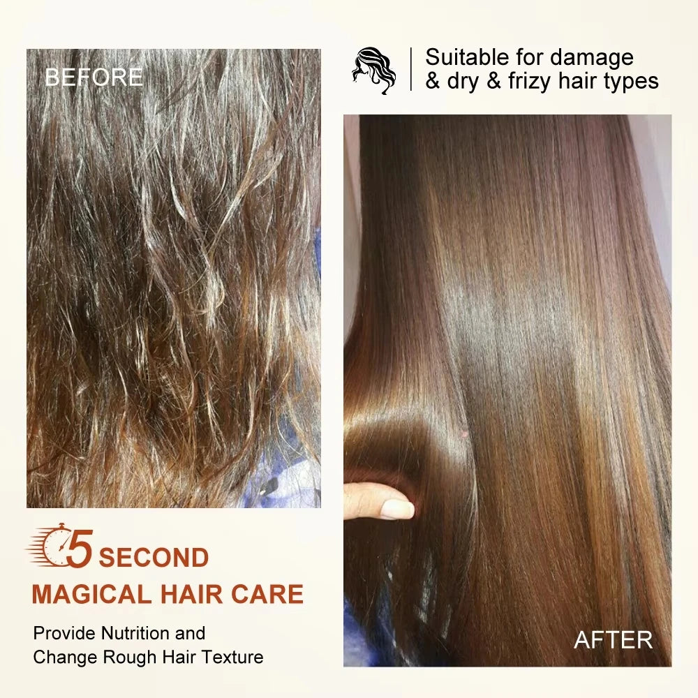 PURC 5-Second Magic Hair Mask — Argan Oil Nourishing Repair for Damaged, Frizz-Prone Hair