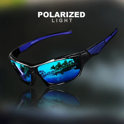 Fashion Polarized Sports Sunglasses — Round Metal Frame UV400 Eyewear for Men & Women, UV Protection