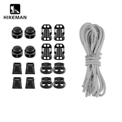 DIY Elastic Backpack Expansion Rope Set - Outdoor Camping & Mountaineering Gear Strap with Adjustable Buckle