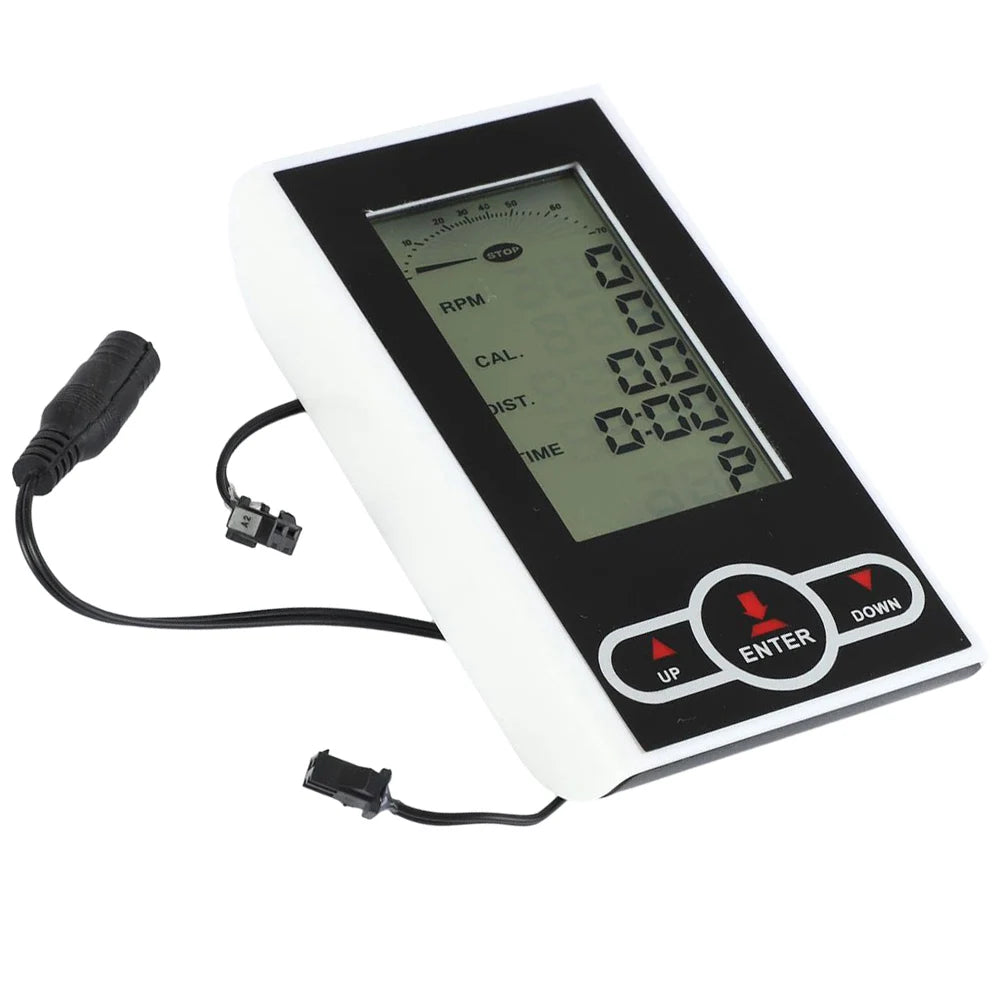 Exercise Bike Monitor Speedometer – Stationary Bike Elliptical Trainer Display, Computer Display Counters & Speed Parts