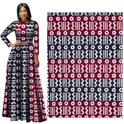African Wax Fabric Nigeria Ankara Block Print - High Quality Batik Sewing Cloth