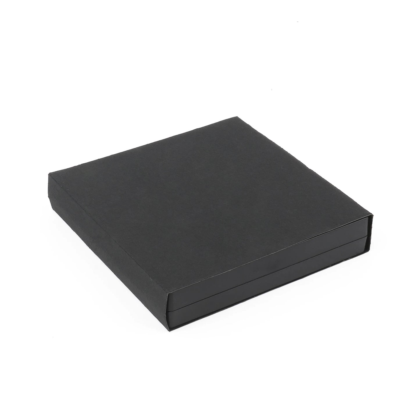 Black 3D Floating Display Case – Free-Standing Jewelry Storage for Rings, Earrings, Necklaces