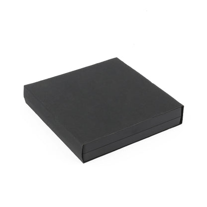 Black 3D Floating Display Case – Free-Standing Jewelry Storage for Rings, Earrings, Necklaces