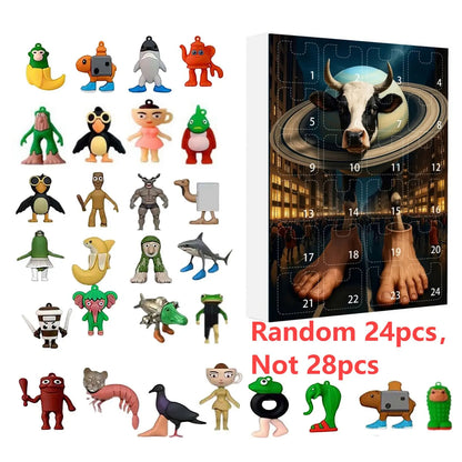 2025 Italian Brainrot Advent Calendar – Tung Tung Sahur Tralalero 24-Day Christmas Countdown Gift