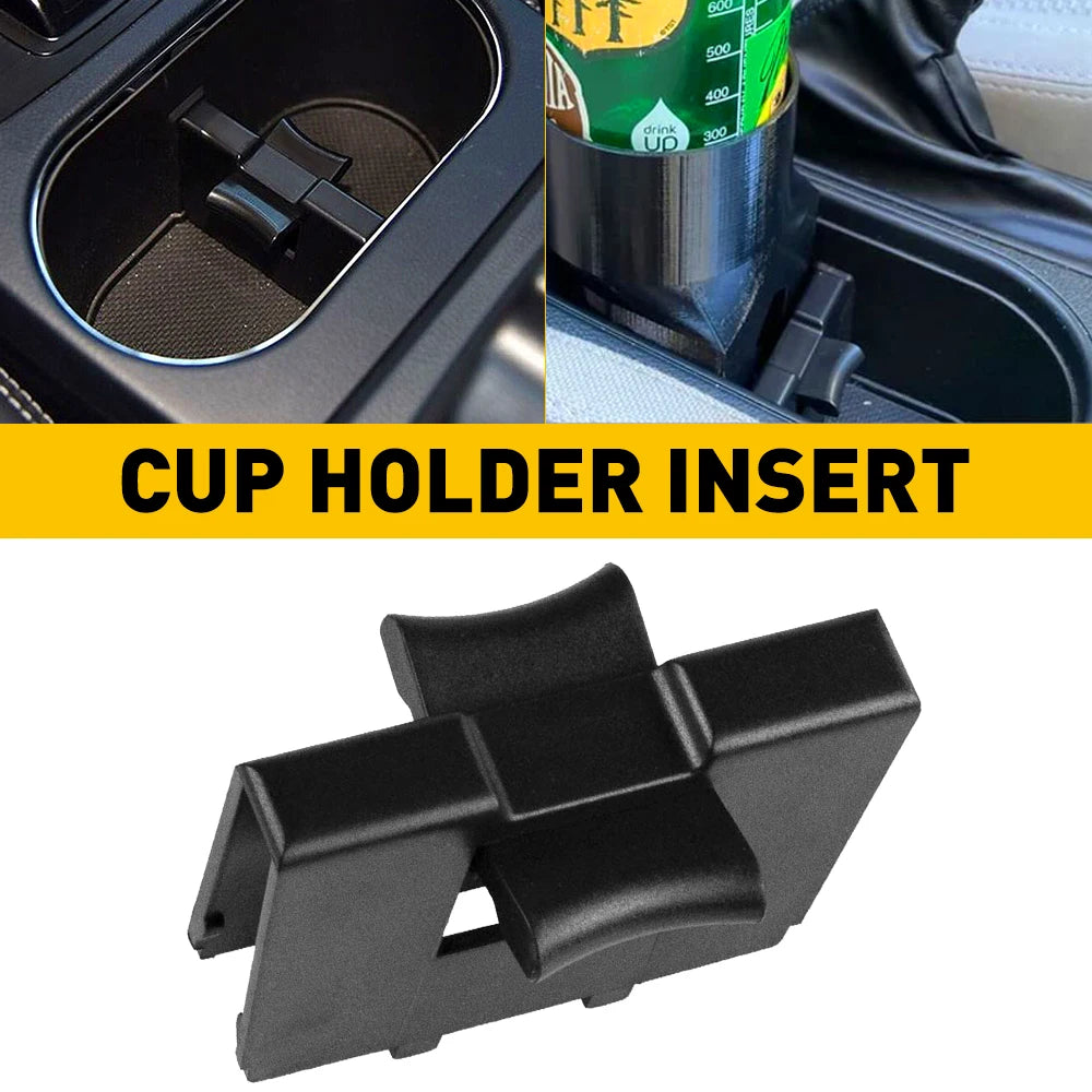 Car Center Console Cup Holder Insert Divider – Compatible with Subaru Forester 2014–2018, Legacy & Outback 2010–2014 Drink Organizer Accessory