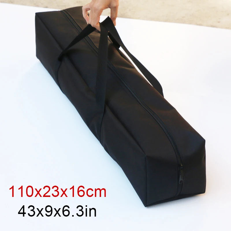 Outdoor Camping Storage Bag - Canvas Tent Pole Organizer Pouch for Travel, Picnic & Hiking Gear