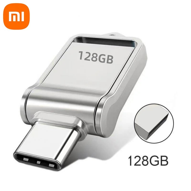 Xiaomi 2TB Metal USB 3.2 Flash Drive — High-Speed Type-C Dual-Use Memory Stick for Mobile & PC