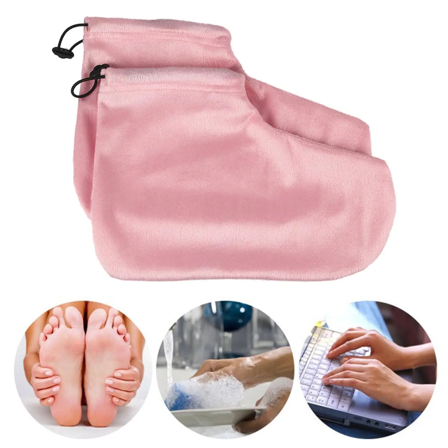 Paraffin Wax Mitts for Hands & Feet – Warmth Covers for Nail Art & Spa Treatments